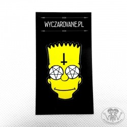Pin Broszka Przypinka - Bart Simpson Satanist